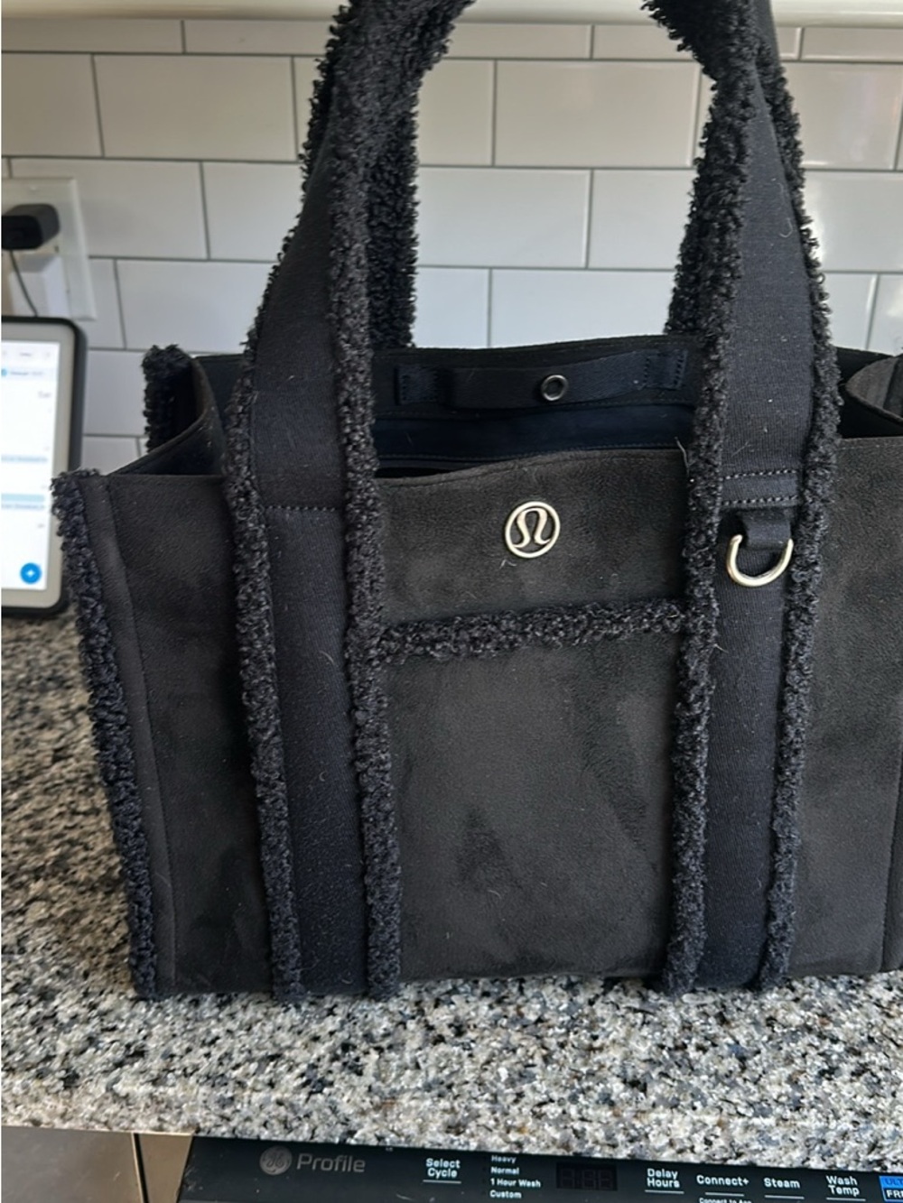 lululemon athletica Black Tote Bag